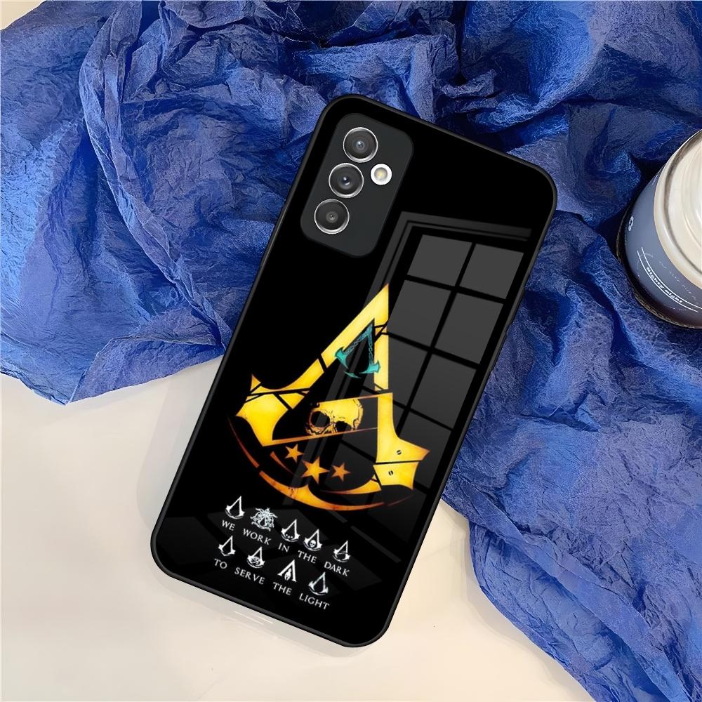 

Чехол для телефона Assassin s Creed Shadows для Samsung S25 S24 S30 S21 S23 S20 S22 Fe S10 E S9 Note 20 Pro Ultra Plus стеклянная крышка Samsung S24Plus