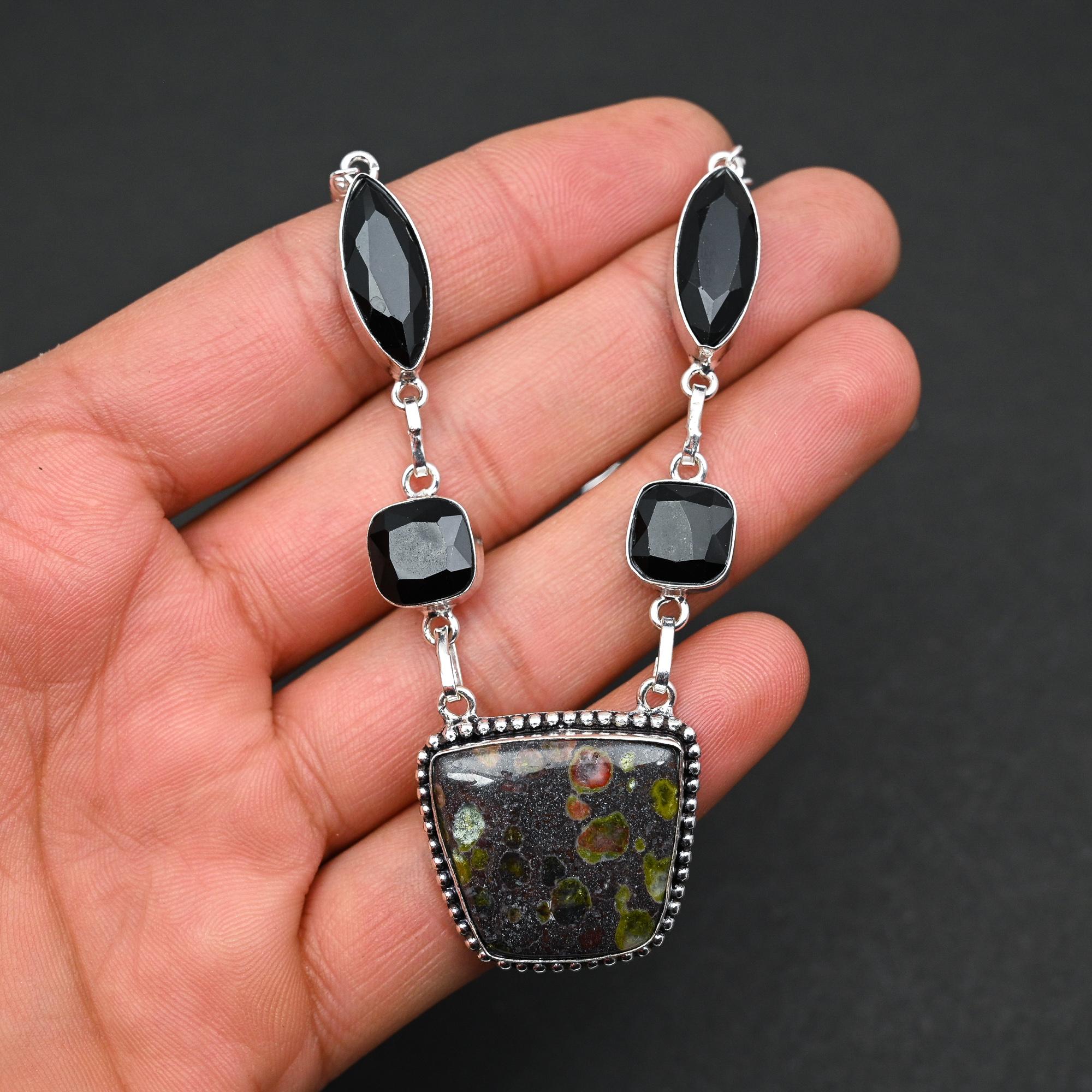 

Ювелирное ювелирное изделие из стерлингового серебра 925 пробы, стихтит, подарочное ожерелье, 18 дюймов, LK-100