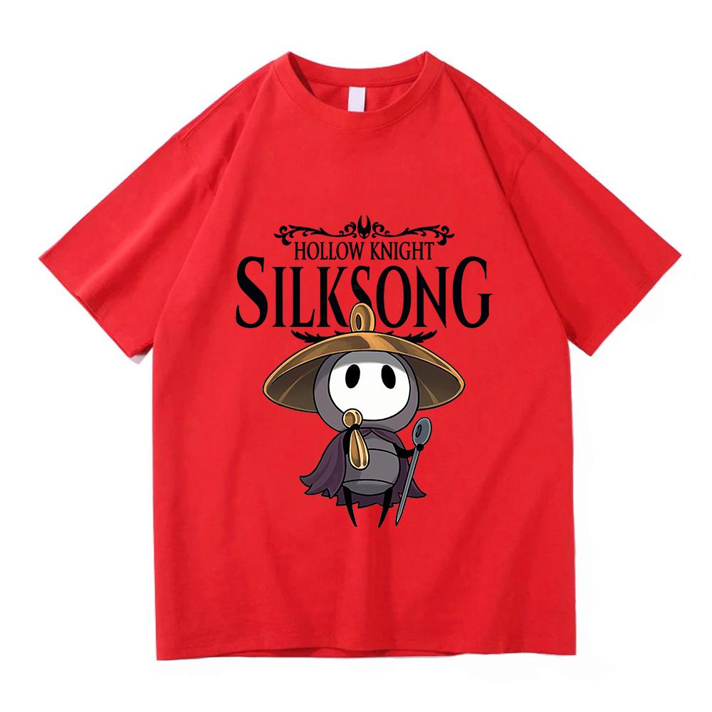 Lustige Sherma Song T-Shirts Hollow Knight Silksong Spiel Zitat T-Shirts Harajuku Cartoon Print T-Shirts Unisex Baumwolle Freizeitkleidung