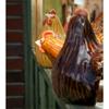 Handicraft Chicken Sculpture Cartoon Garden Statue Funny Hen Figurine  Fences