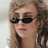 Classic Vintage Oval Sunglasses Women For Men Sun Glasses Luxury Brand Designer Punk Popular Hip Hop Milk Cow Eyeglasses Uv400