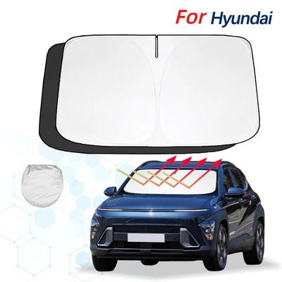 For Hyundai Kona N Line Kona Windshield Sun Shade Film Sunshade Sun Visor Protector Foldable Blocks Uv Rays Keep Your Car Cooler