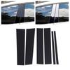 6Pcs Pillar Post Cover Trim Mirrored Finish Weather Resistant Easy Installation Pillar Post Trim for   2004 to 2015