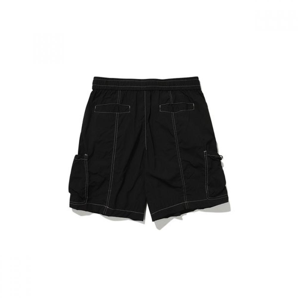 Bbc Earth 3d Pocket Half Pants  Black 