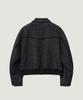 Lmood Twist Cotton Blouson Jacket Black