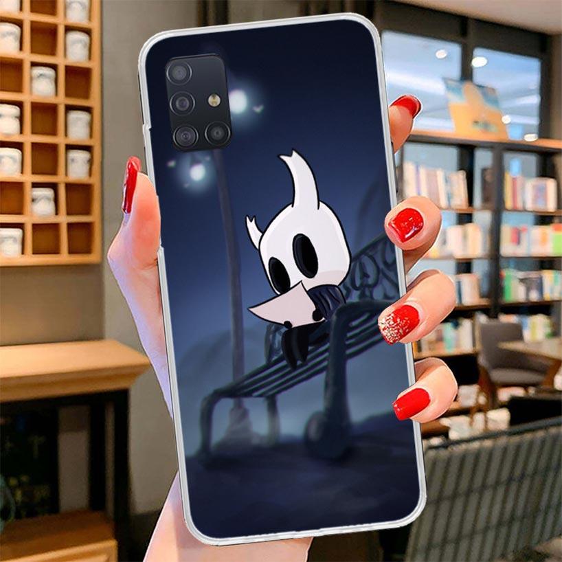 Hollow Knight Cartoon Cover Phone Case For Samsung Galaxy A12 A22 A32 A52 A72 A02S Phone Case Note 20 Ultra 10 S10 Plus A51 A71