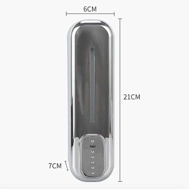 Wall-Mounted No-Drill Manual Soap & Shampoo Dispenser