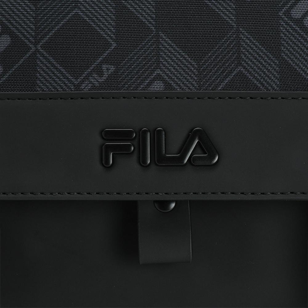 New FILA HERITAGE Fabric Crossbody Bags Men's Jet Black F13M538102FBK