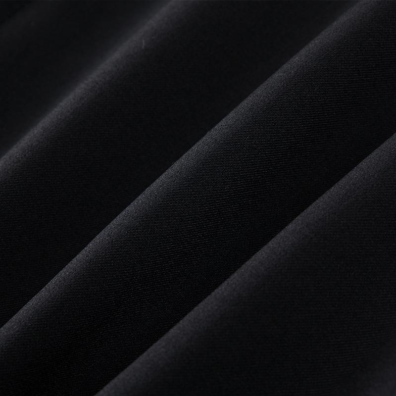 Women's Black Suit Midi Skirt: 2025 Spring High-End Bodycon A-line Skirt