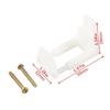 Sliding Door Guide with Mounting Screws Included Sliding Door Hardware Plastic Guide for Effortless Setup & Durability
