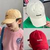 Casual Kids Baseball Cap Candy Color Children Duck Tongue Cap Cute Korean Letter Cap Boys Girls