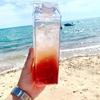 750Ml Transparent Milk Bottle Water Box Square Milk Coffee Juice Tea Cup Transparent Milk Storage For Outdoor Sports Camping Gym