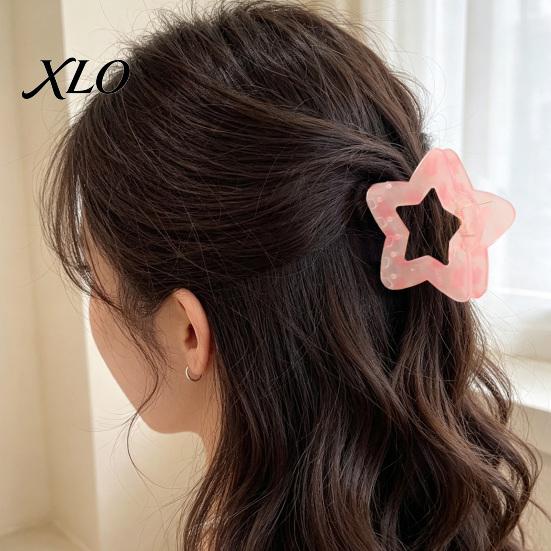 Tägliches Pendeln Haarzubehör Herz-/Sternform-Klammerclips für Damen, Rutschfester Clip Damen Accessoires Styling Und Lässige Outfits Transluzent