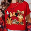 Halloween Printed Tshirt Autumn Mouse Pumpkin Halloween Tshirt Casual Breathable Oversize Cotton Top