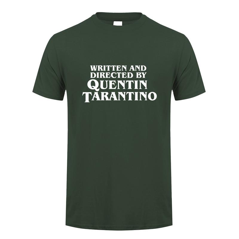 Written And Directed By Quentin Tarantino T Shirt Unisex Unisex T Shirts Summer Fashion Short Sleeve Unisexunisex Tshirt Oz418