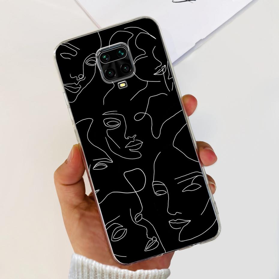 For Xiaomi Redmi Note 9s Phone Case Cool Fashion Design Soft Silicone TPU Back Cover For Redmi Note 9 Pro Max Note9s 9Pro Bumper