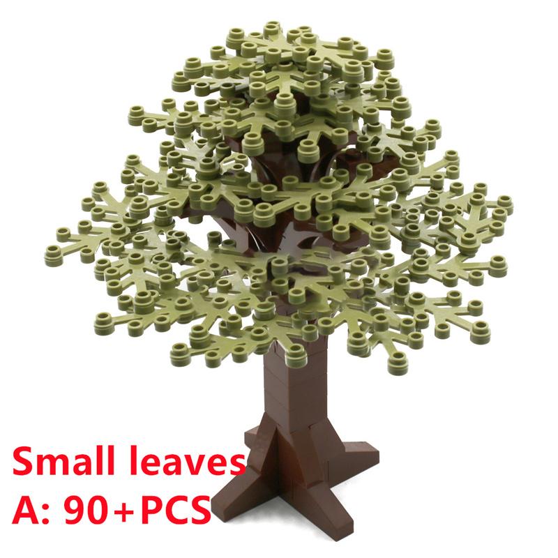 City Trees Building Blocks MOC Coconut Tree Blocks Jungle Garden DIY Toys for Children Gifts Compatible Classic Bricks Kids Toys