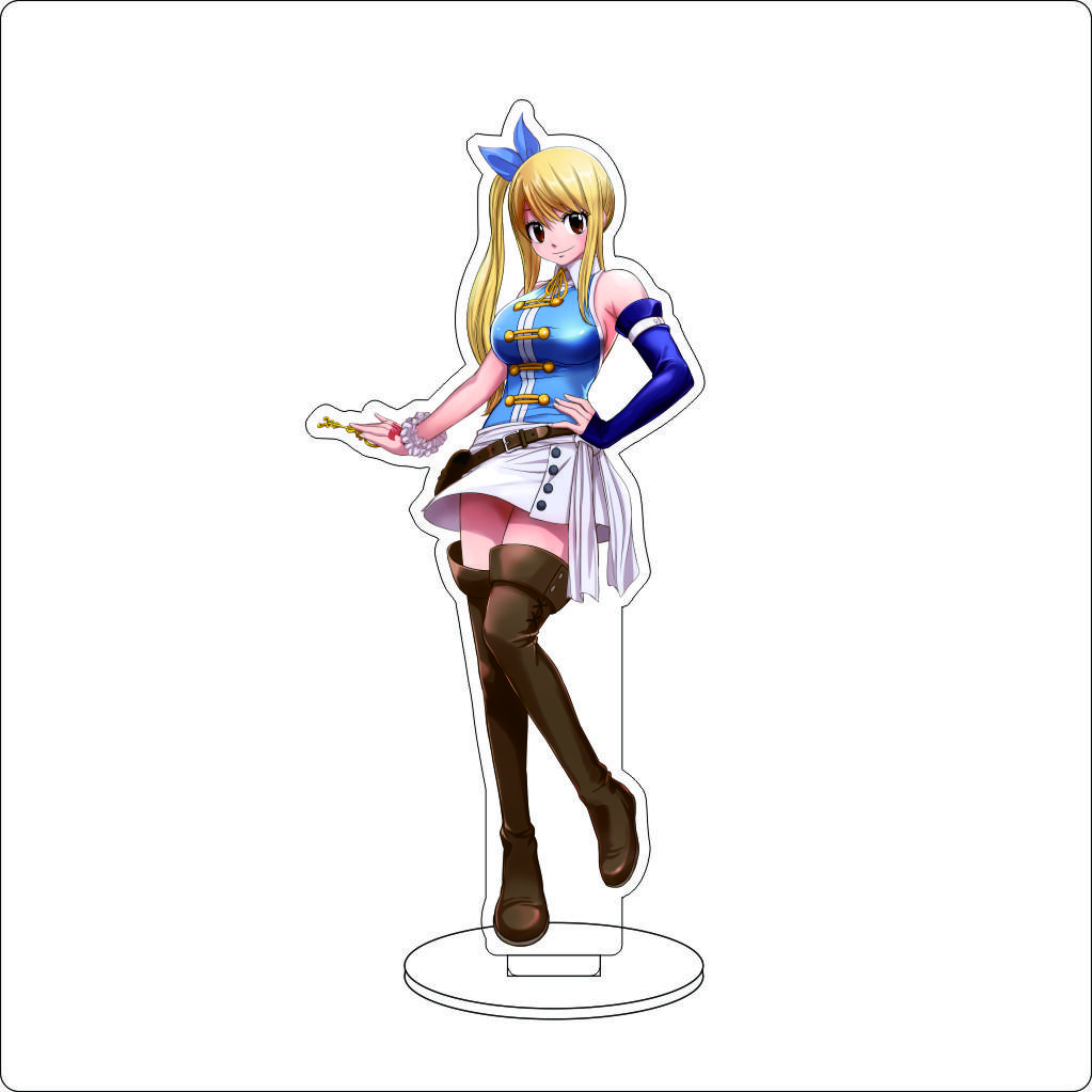 16CM Anime FAIRY TAIL Acrylic Stand Ornaments Jellal Fernandes Gray Fullbuster Mirajane·Strauss Figure Stand Halloween Gifts