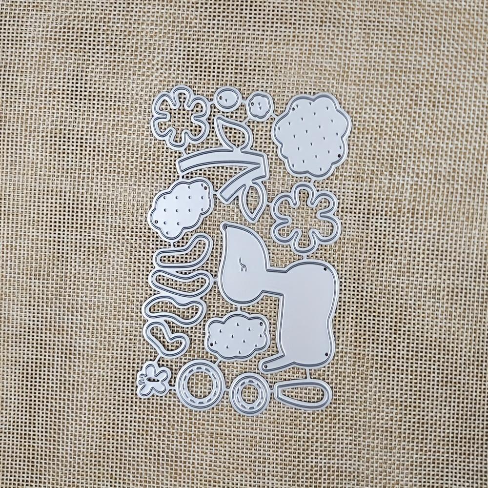 Lammblume Gras Rahmen Metall Stanzformen Scrapbooking Silbern Präge Schablone DIY Fotoalbum Kartenherstellung