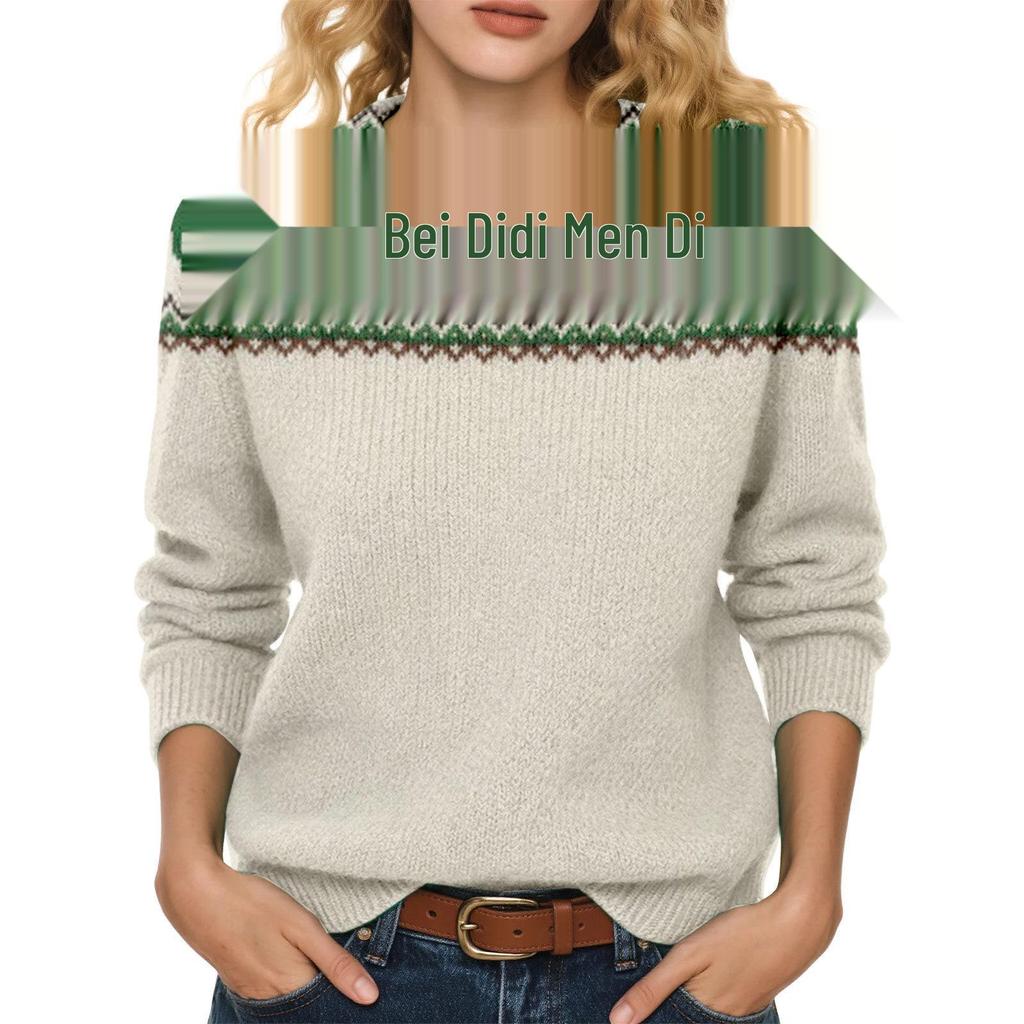 LXF-YT52 Saint Patrick's Day Pullover Sweater, Europe and America Style, Spring & Autumn Long Sleeve