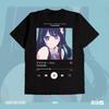 Idol Yoasobi Music Oshi No Ko Aqua Aqua Ruby Ai Hoshino Waifu T-shirt Anime Manga Japanese DJA Cloth, Top for Women