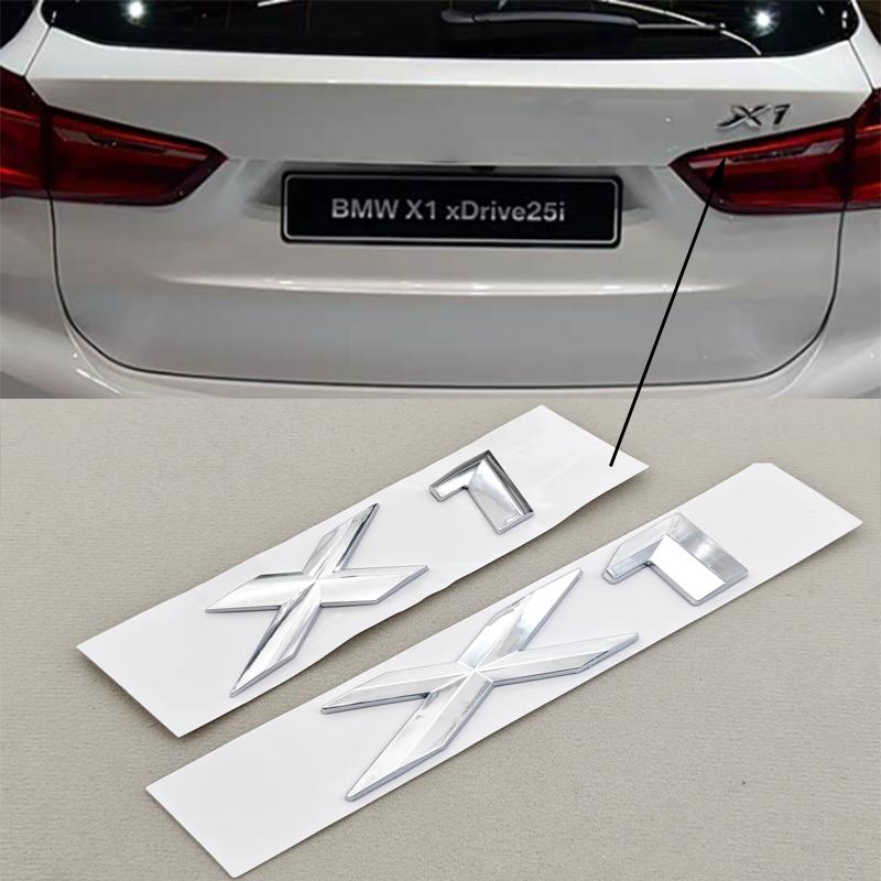 3D ABS Litery Logo Samochodu X1 XDrive 20i Emblemat Tylny Bagażnik Błotnik Boczne Naklejka Emblematyczna Dla BMW X1 X2 X3 XDrive Więcej Akcesoriów Samochodowych