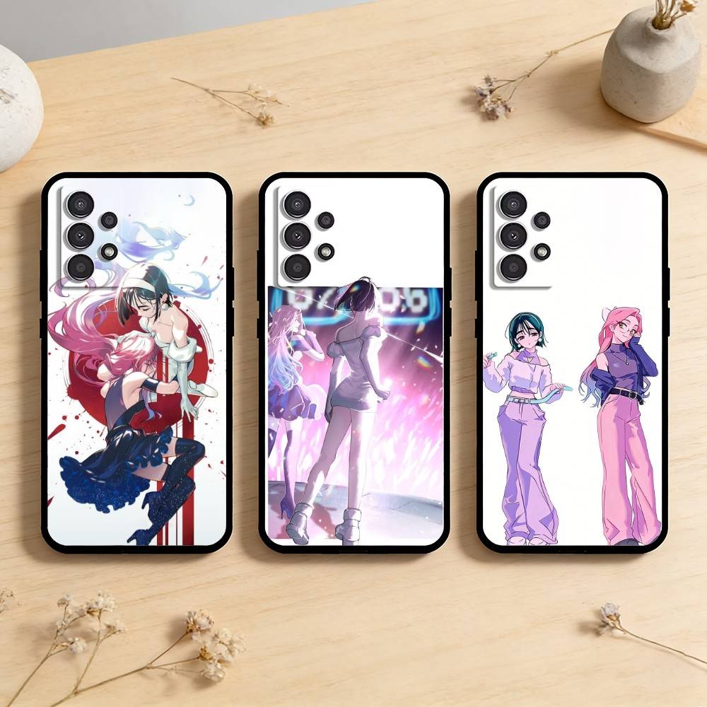 AAA Popular Anime Alien Stage Phone Case For Samsung Galaxy A73,A72,A71,A70,A53,A52,A51,Others Soft Black Cover