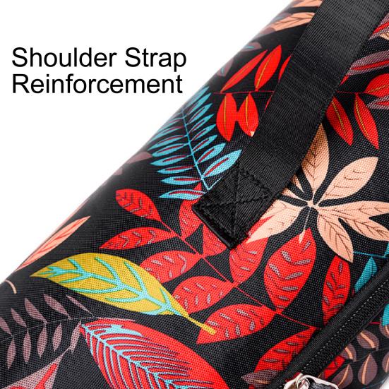 Portable Fashion Printed Adjustable Strap One-shoulder Yoga Backpack for Exercise Fitness