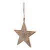 Hill Interiors Wooden Star Hanging Decoration
