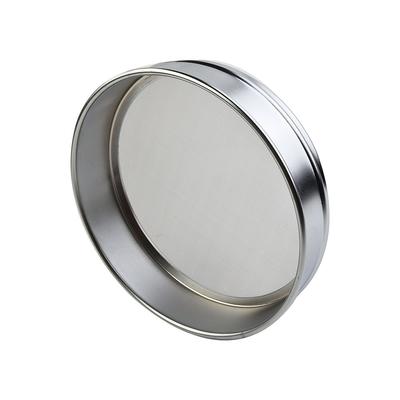 Peneiras de Amostragem/Peneiras Padrão de Aço Inoxidável 10-100 Malha Abertura 2-0,15mm Peneira de Teste Padrão de Laboratório de Aço Inoxidável 20cm 1un