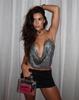 European & American Fashion Rhinestone Chain Strap Deep V Backless Crop Top