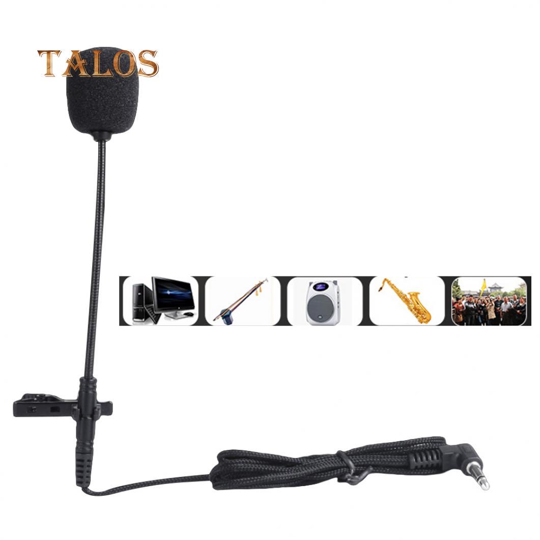 

Петличный микрофон на клипсе, проводной, конденсаторный, мини-петличный микрофон, разъем 3,5 мм, компьютерные гаджеты