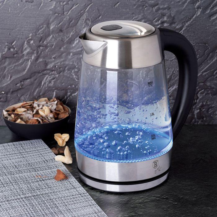 Bouilloire Électrique - BERLINGER HAUS - BH-9127 - 1,7L - Régulation Température 60-100°C - Base Pivotante