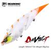 BEARKING Top Fishing Lure 190mm 56g 2oz Jointed minnow Wobblers ABS Body with Soft Tail SwimBaits soft lure for pike and bass