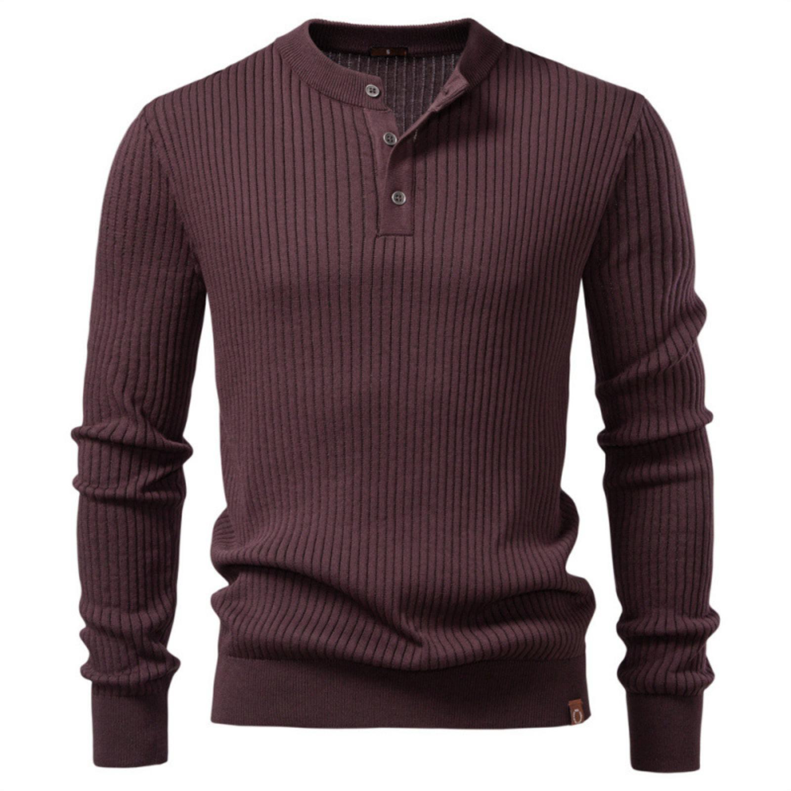

Men s Casual Wool T,shirt Fashion Color Collar Bottoming Shirt Men s Sweater XXL кавовий
