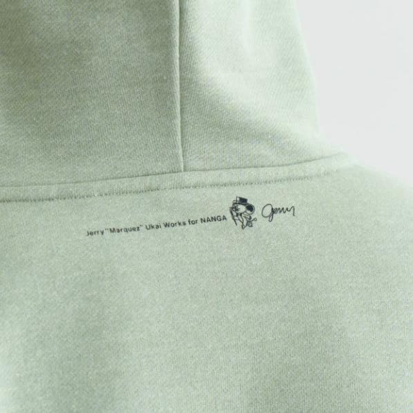 NANGA Jelly Ukai Eco Hybrid Logo Hoodie, Size Small, Black