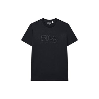 Solid Color Letter Logo Printed Casual Sports Knit Short Sleeve T-Shirt Men Tops Legendary-Blue F11M227109FNV