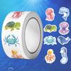 3000Pcs Marine Animal Sticker Water Resistant Adhesive Sticker for Scrapbooking Laptop Journal Phone Covers Luggage
