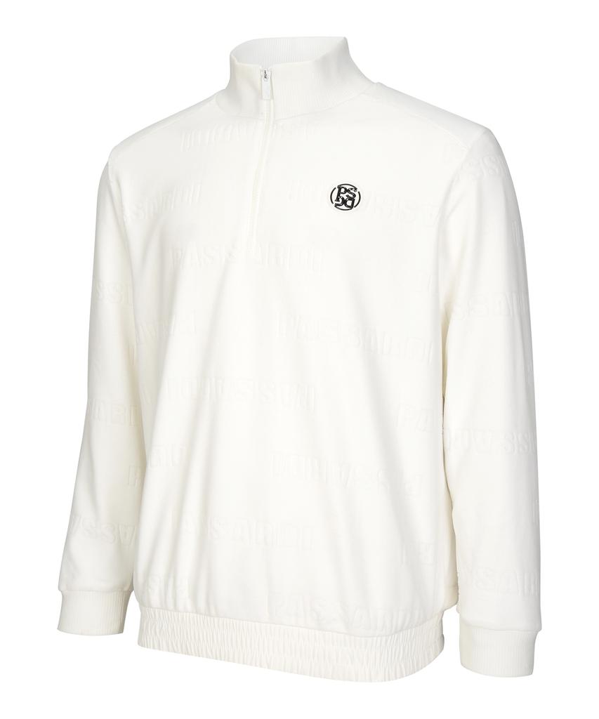 Pasadigolpeu Back Woven Patch Windbreaker Half Zip