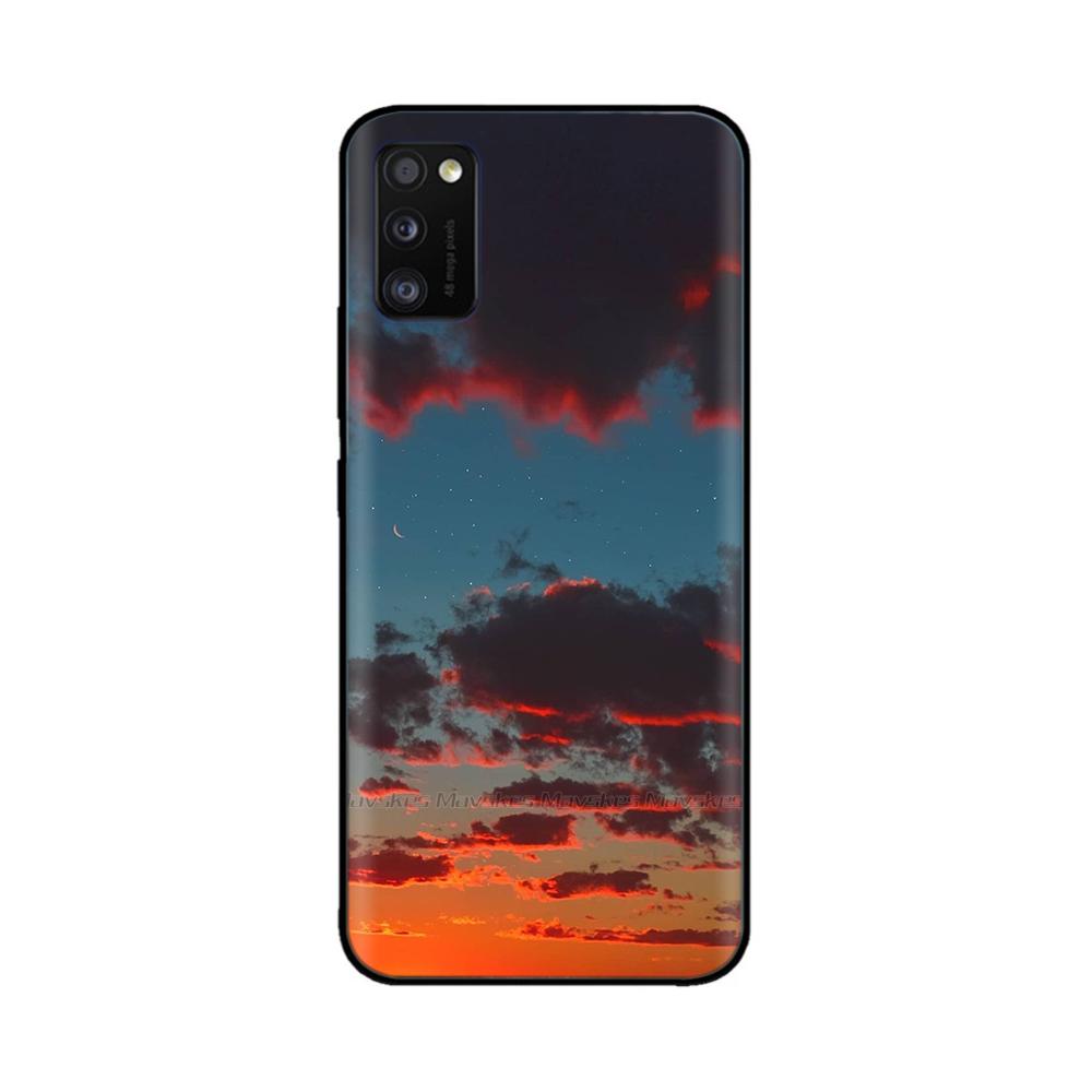 Voor Samsung Galaxy A41 Hoesje A415F Schattig Schattig Zacht Glad Vloeibaar Siliconen Volledige Bescherming Cover Voor Samsung A41 A 41 Siliconen Hoesjes