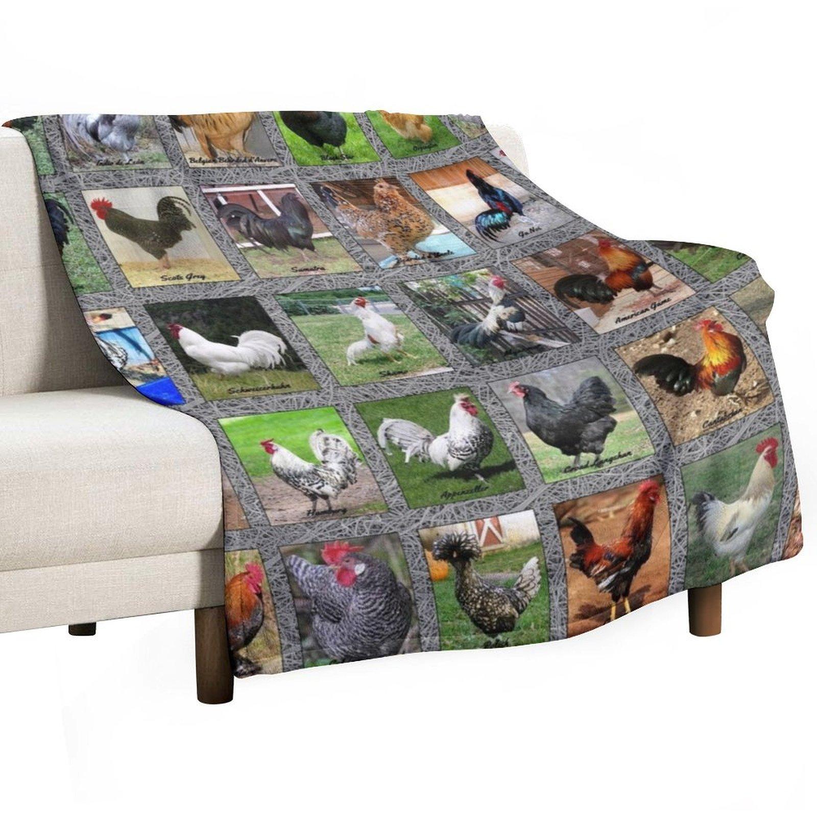 Tastes Like Chicken Throw Blanket Bed linens Thin Plush for babies Blankets 30x40in