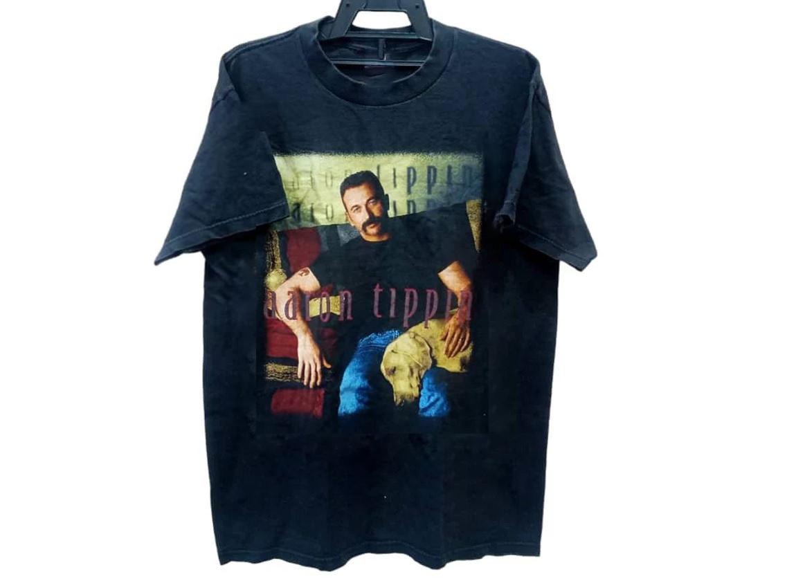 Aaron Tippin Aaron Back In Town Unisex T-Shirt Cotton All Size EG414 S
