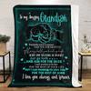 Love Blanket Grandson Plush Blanket Soft Comfortable All Seasons Perfect Sofa Office Naps Outdoor Travel Makes Great Gift