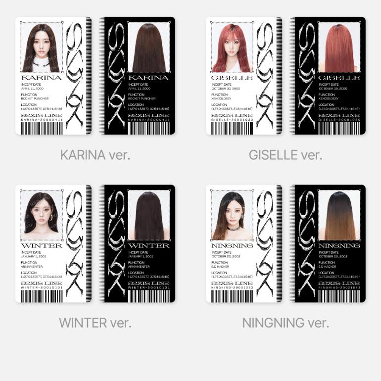 Pre-order 2025 Aespa LIVE TOUR SYNK: aeXIS LINE Postcard Book