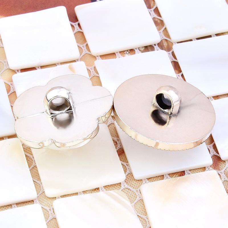 10Pcs Pearl Buttons Pajamas Coats Sweaters Women'S Round Versatile High-End Decorative Buttons Daquan Clothes Accessories