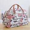 Borse da Viaggio da Donna Moda Pelle PU Grande Capacità Impermeabile Stampa Bagaglio Borsone da Uomo Casual Viaggio Weekend