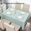 Japanese Style Waterproof Plaid Tablecloth - Oil-proof & Wash-free PEVA for Coffee and Dining Tables