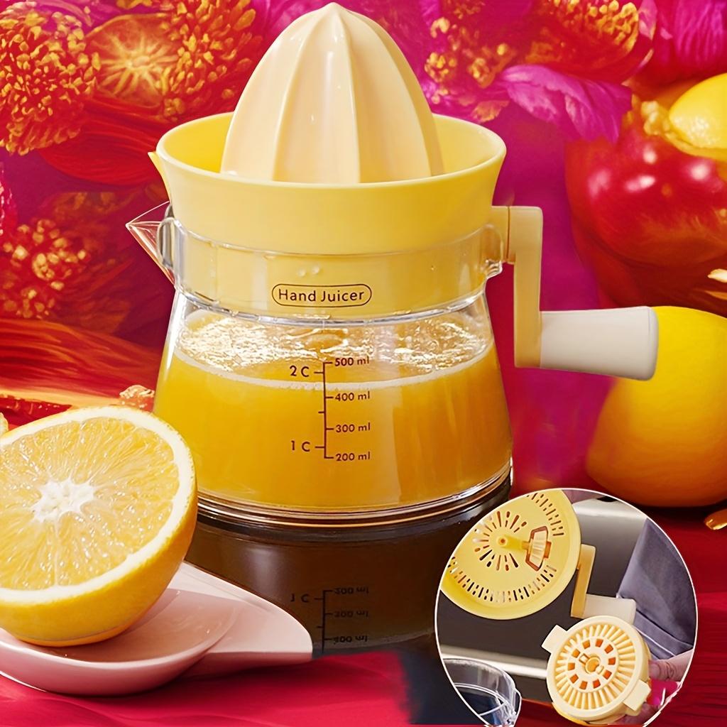 Manual Citrus Juicer Hand Press Orange Lemon Squeezer Portable Multi-functional Kitchen Tool for Fresh Juice