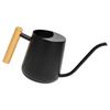 Long Lasting Ergonomic Stainless Steel Watering Tool Equipped with Ergonomic Wood Handle Ensuring Easy Controlled Pouring