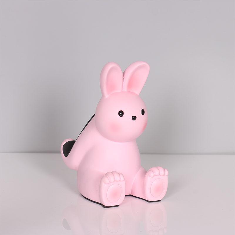 Creative Rabbit Phone Holder - Cute Desktop Stand, Perfect Mid-Autumn Festival Gift